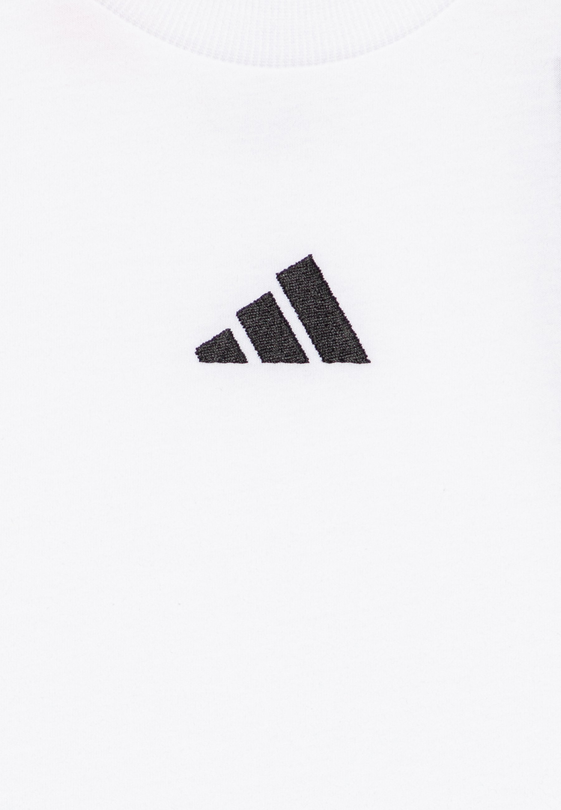 adidas Performance TEE JUNIOR UNISEX - T-shirts med print - white/black