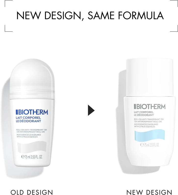 Biotherm Bodylotion Anti-transpirant Roll-on Deodorant, vrij van parabenen