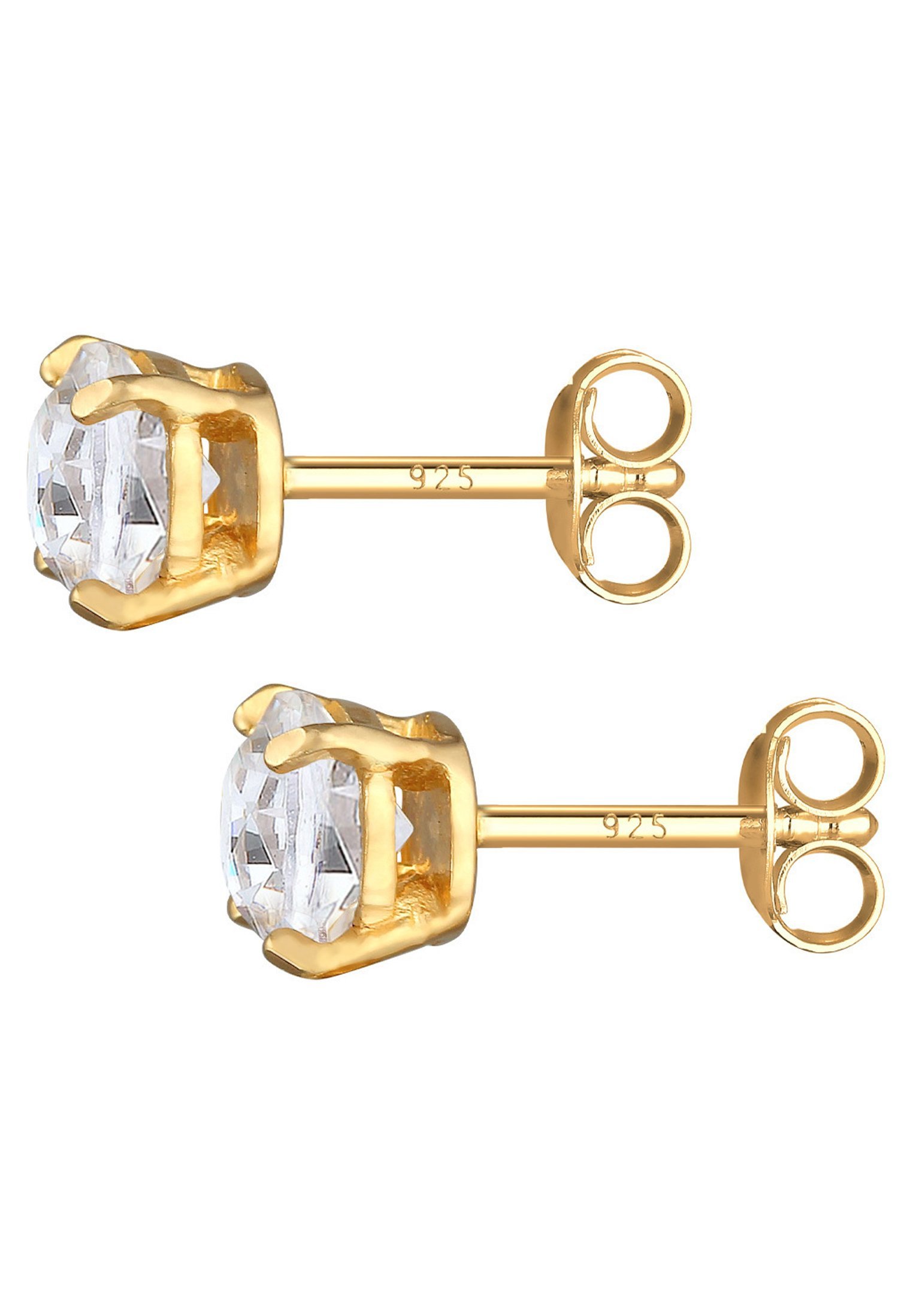 KUZZOI SPARKLING VIVID STUD - Oorbellen - goudkleurig