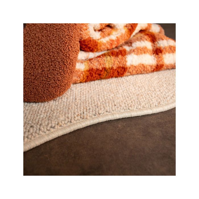 Tapis contemporain de forme organique - Latoon - Grège - 200 x 300 cm