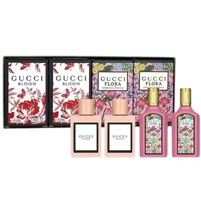 Gucci Zestaw upominkowy dla Kobiet Bloom EDP/S 2x5ml + Flora Gorgeous Gardenia EDP/S 2x5ml