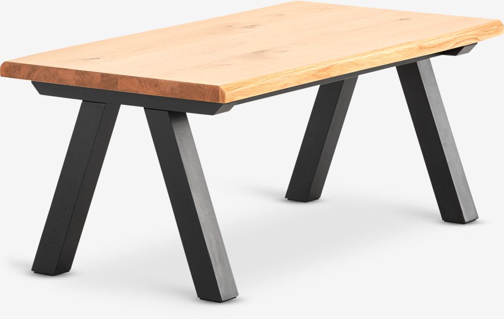 SANDBY stolić za kavu 60x110 prirodni hrast/crna