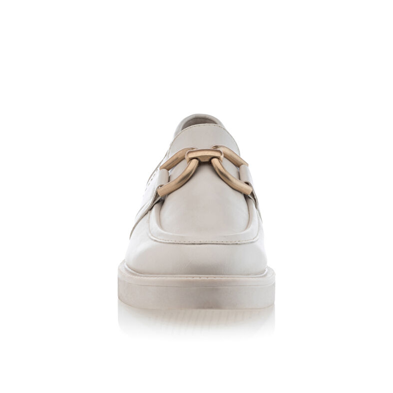 Beige Damen-Loafer/Bootsschuhe