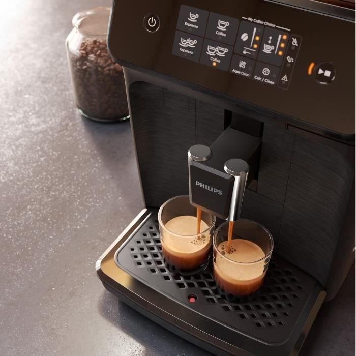 Machine expresso broyeur automatique - PHILIPS - EP1200/00 - 1500 W - 275 g de grains - Noir + Kit d'entretien AquaClean