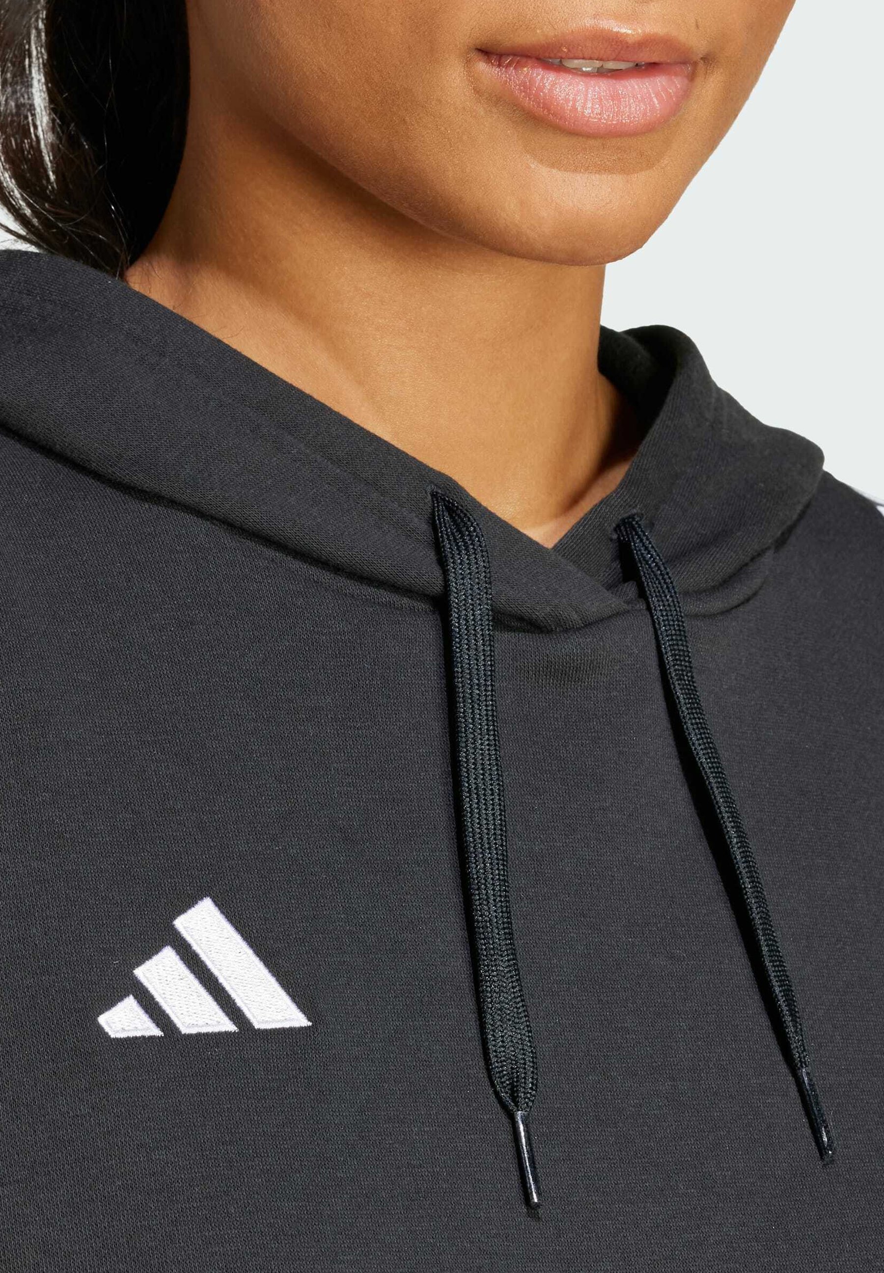 adidas Performance TIRO 24 - Mikina s kapucí - černobílá