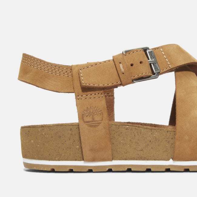 Sandalo a Listini Incrociati Malibu Waves da                Donna in marrone chiaro