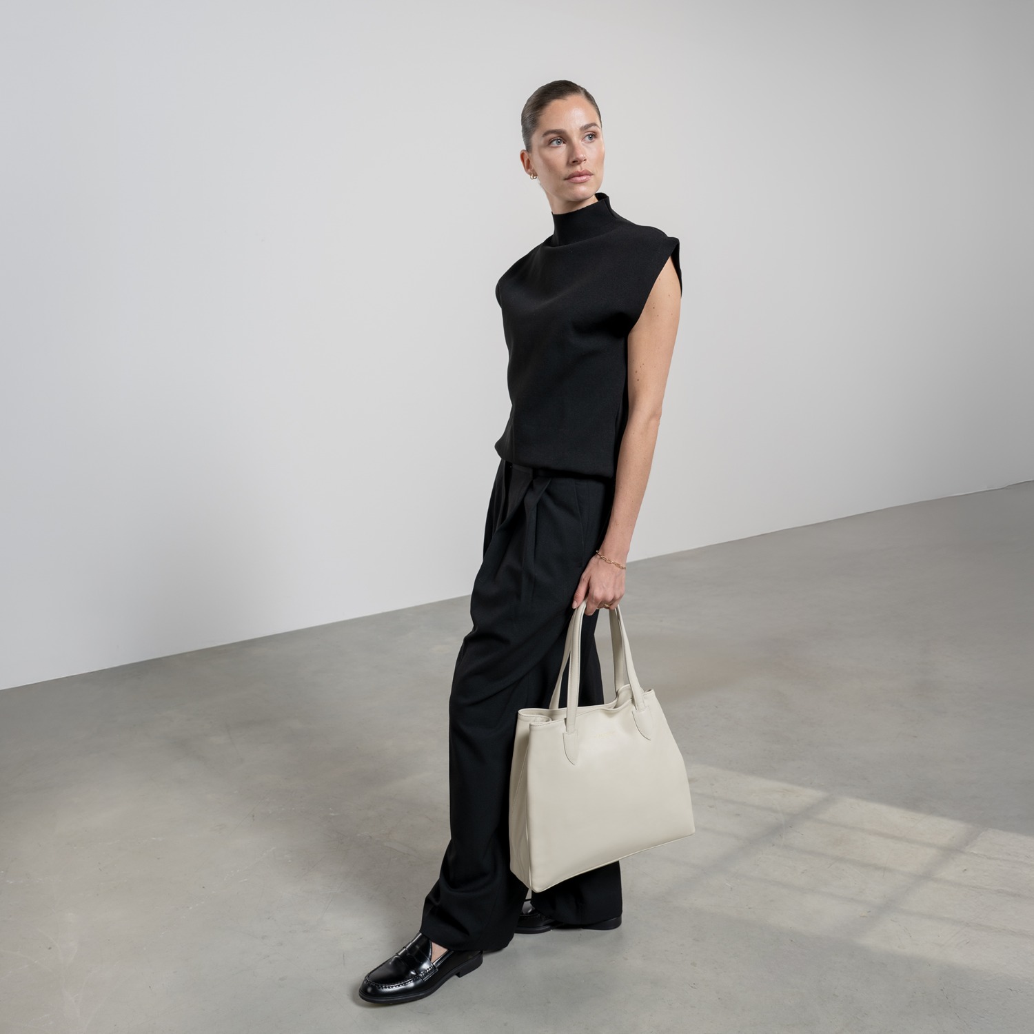 Isabel Bernard Shopper-Tasche Isabel Bernard Honoré Francine beige - Kalbsleder - Honoré Francine