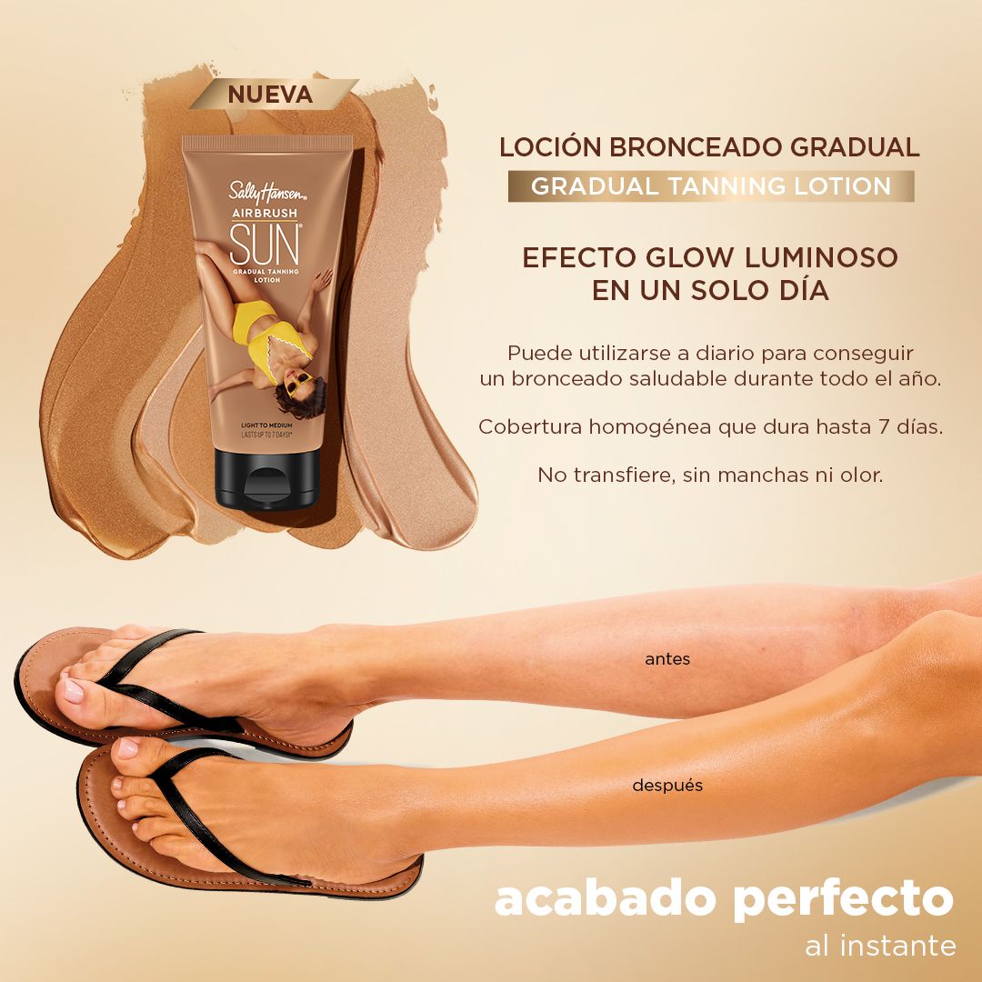 Losion za postepeno tamnjenje Airbrush Legs Sun Samotamnjenje