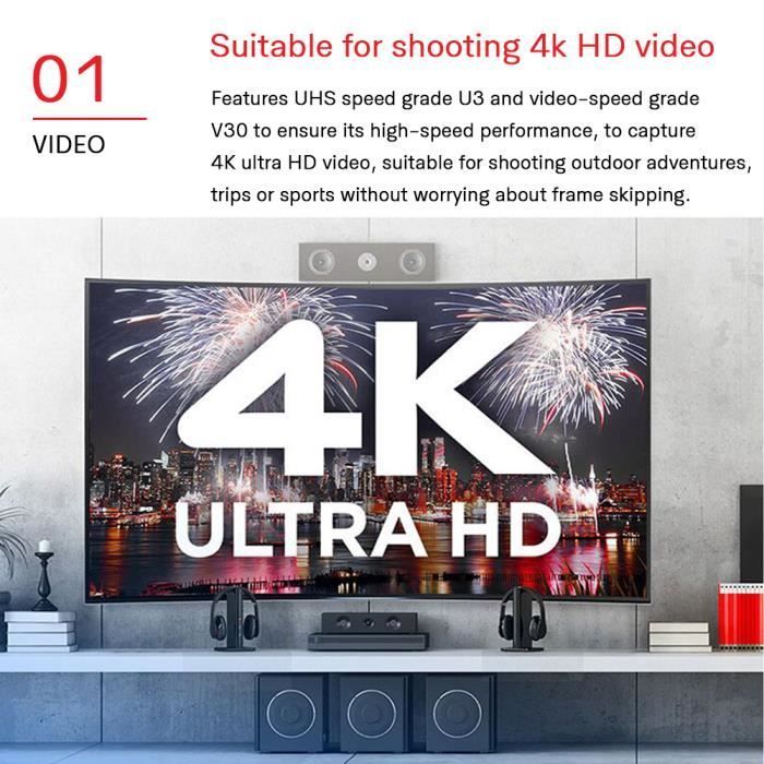 Genuine SanDisk Extreme Pro SDHC 32GB UD C10 V30 SD Card, Ultra-Fast Speed 4K Memory Card, 95MB/s Read