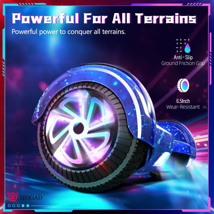 Hoverboard eléctrico SISIGAD de 6,5