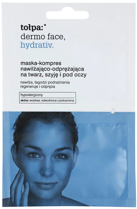Intenzívna hydratačná maska Tołpa Dermo Face Hydrativ na tvár a očné okolie