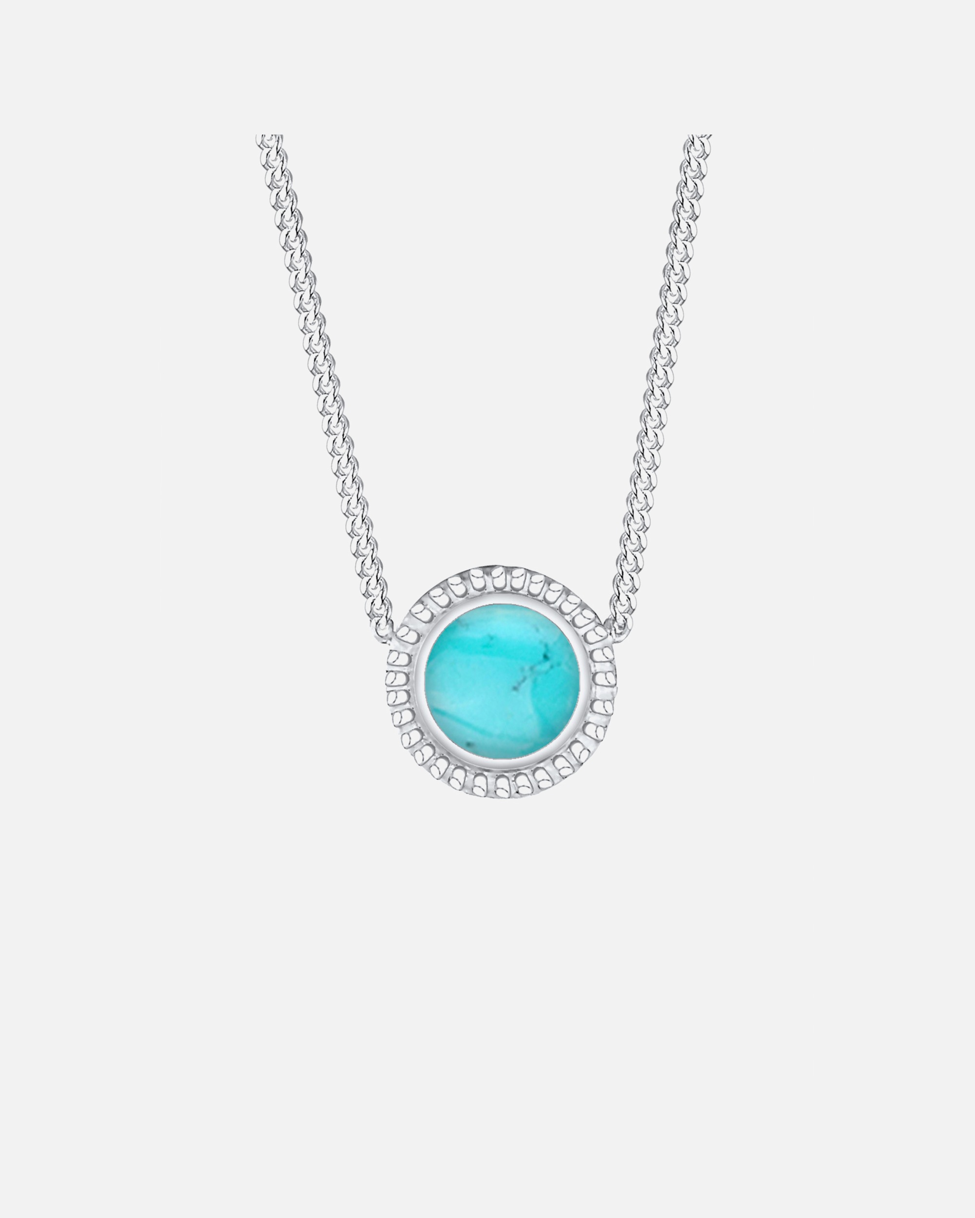 Elli Femme Pendentif Howlite Simple - (925/1000) Argent