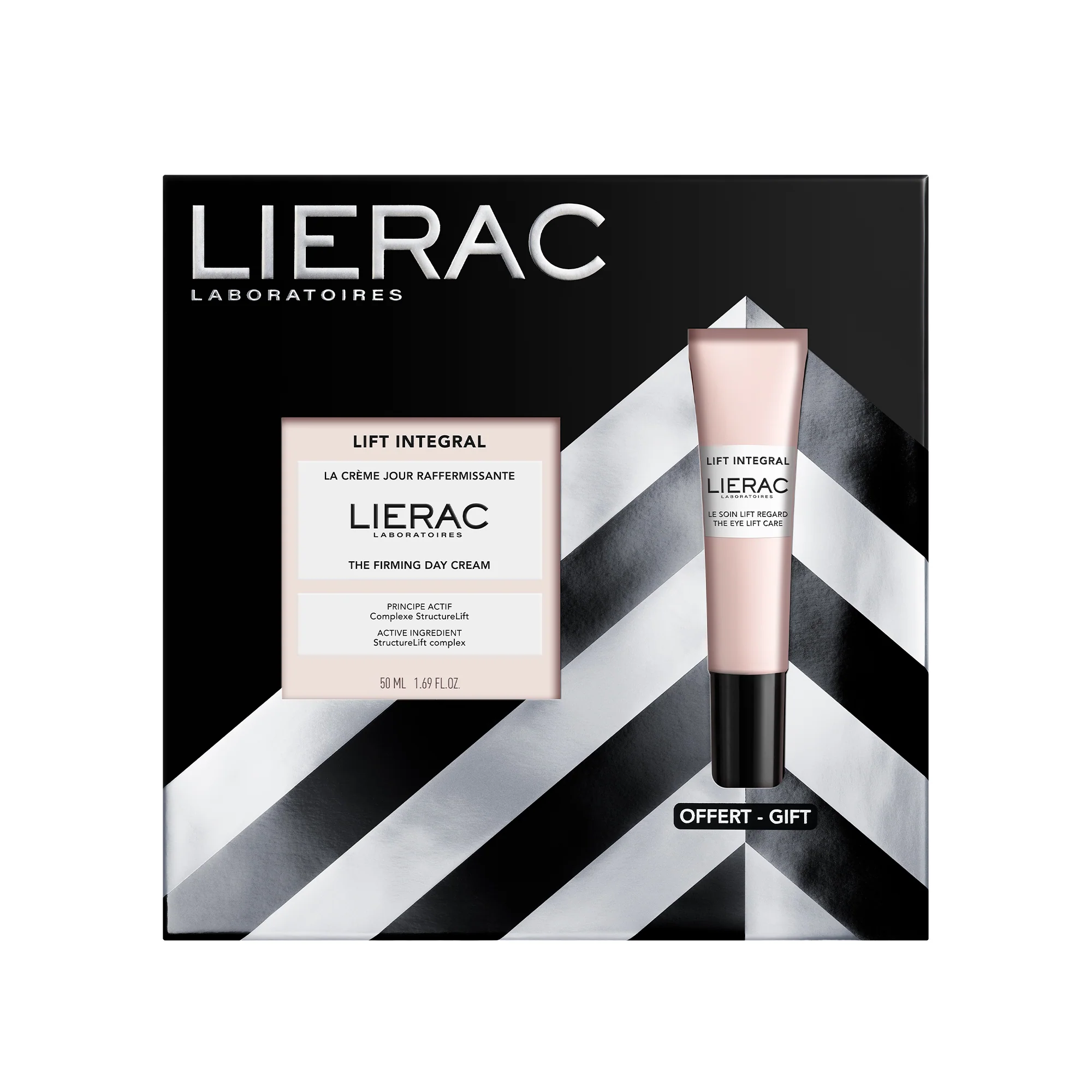 Lift Integral Coffret Natale Crema Giorno + Lift Integral Occhi - Cofanetto Antirughe, Crema viso giorno antirughe