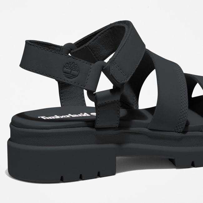 Sandalo a 3 Fasce London Vibe da Donna in colore                nero