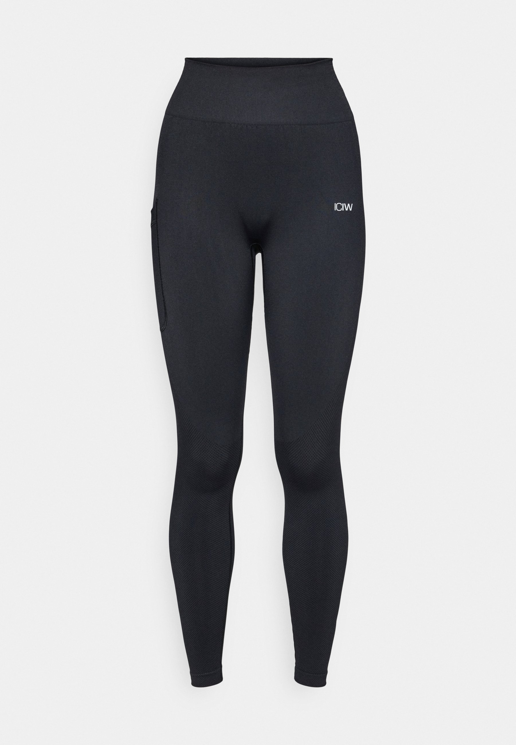 Leggings ICANIWILL DEFINE SEAMLESS POCKET - pretas