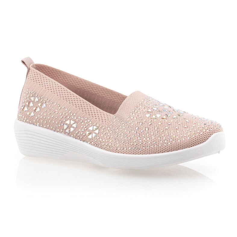 Bailarinas rosas para mujer / Zapatos tipo Mary Jane
