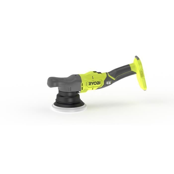Pulidora RYOBI ONE+ de 18 V - Diámetro de oscilación de 8 mm - Almohadilla de 125 mm + 3 almohadillas (abrillantador - pulido - acabado) - R18P-0