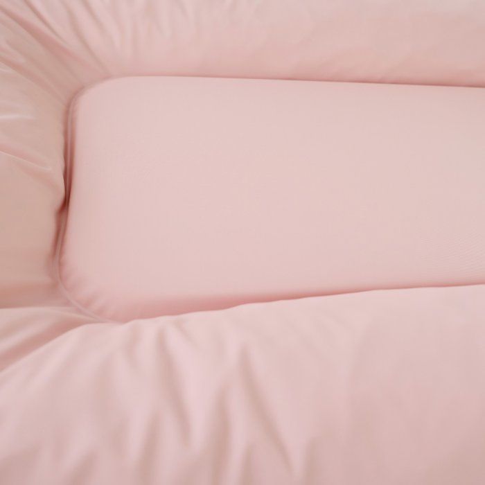 Trocador de fraldas - TINEO - Flocos - PVC - Rosa claro