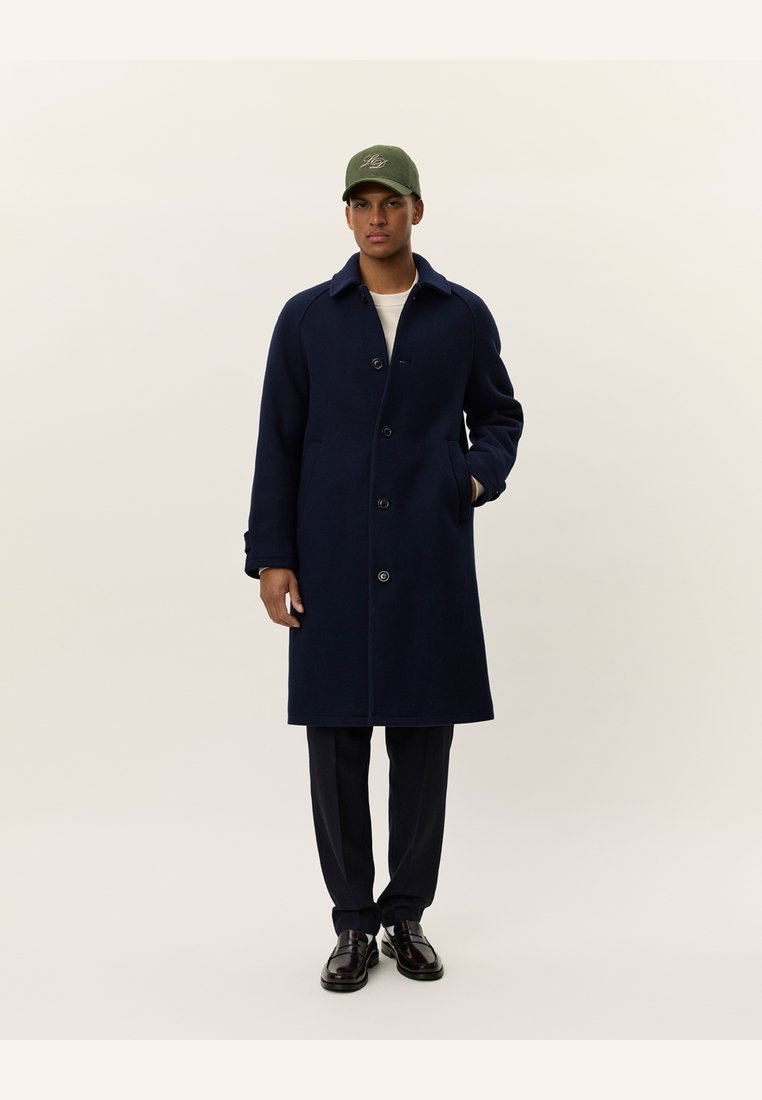 Les Deux MICHAEL SOLID COAT - Cappotto classico - blu scuro