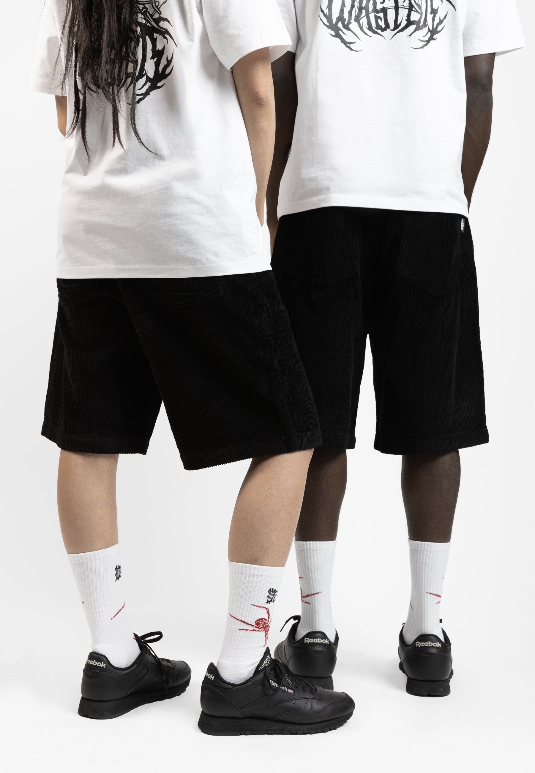 Wasted Paris CASPER UNISEX - Shorts - zwart