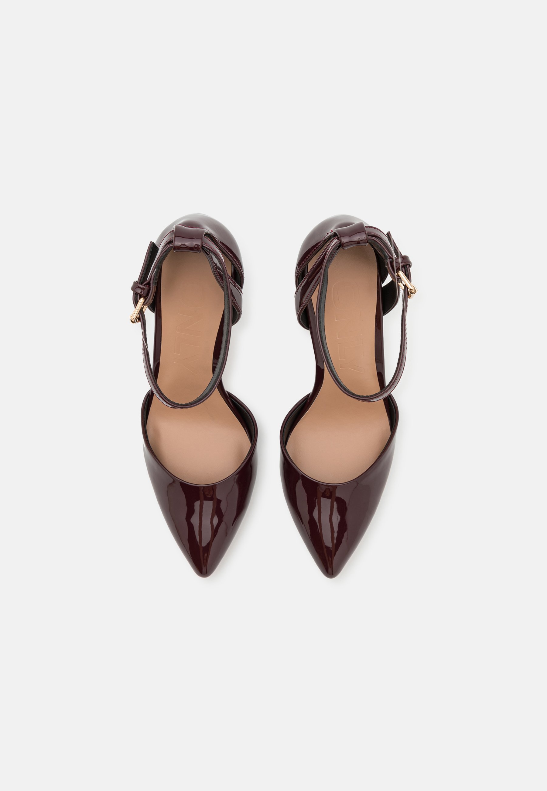 ONLY SHOES ONLCHLOE - Vysoké podpatky - tmavě červená