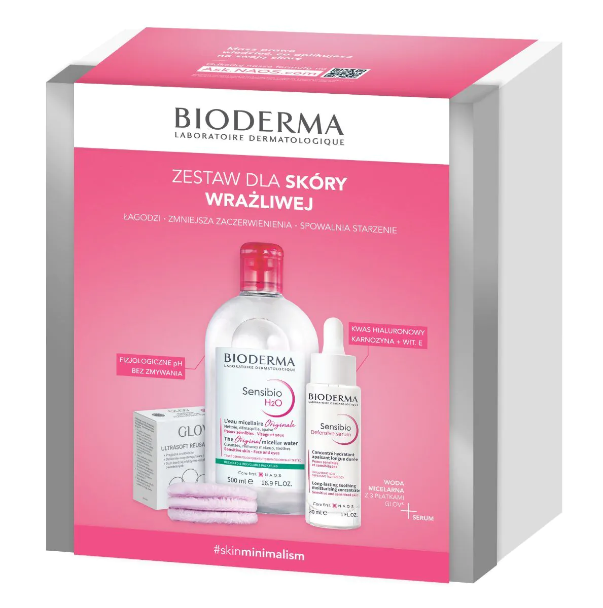 Bioderma Sensibio Zestaw dermokosmetyków do skóry wrażliwej i naczynkowej