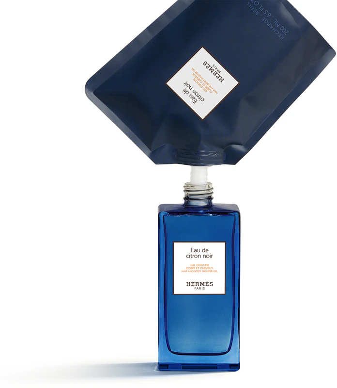 HERMÈS Le Bain Eau de citron noir sprchový gél na telo a vlasy
