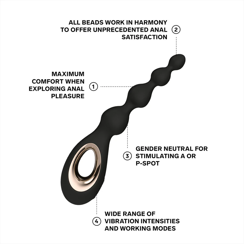 Vibrador anal com contas Lelo Soraya Beads
