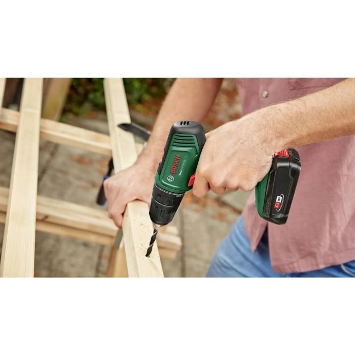 Taladro atornillador inalámbrico Bosch EasyDrill 18V-40 (+1 batería de 2,0 Ah) + 1 cargador AL 18V-20