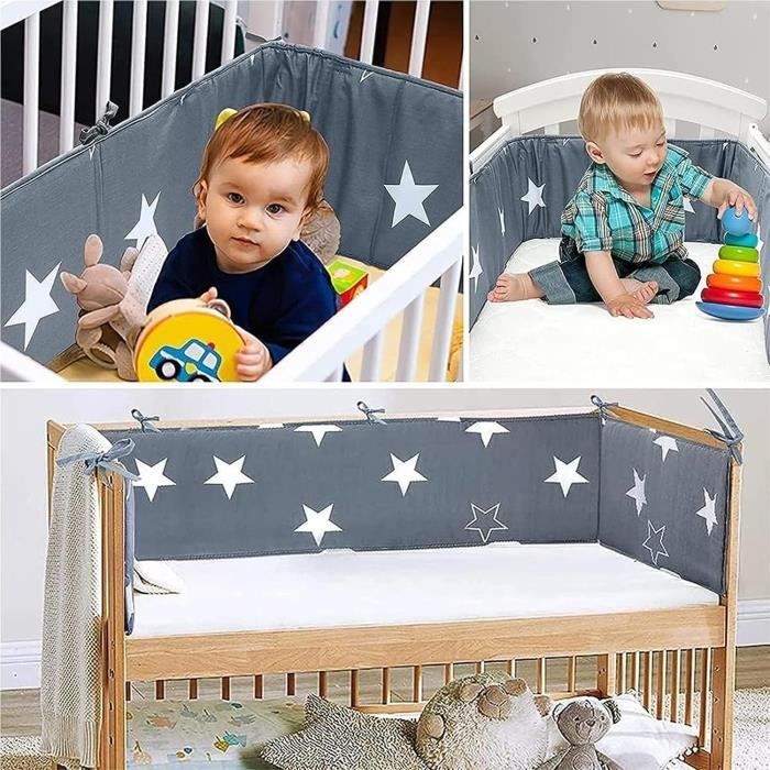Tour De Lit Rembourré En Une Pièce Coussin De Protection Pour Le Lit De Bébé Tour De Lit Pour Le Lit De Bébé,A06,30 * 200Cm[x7941]