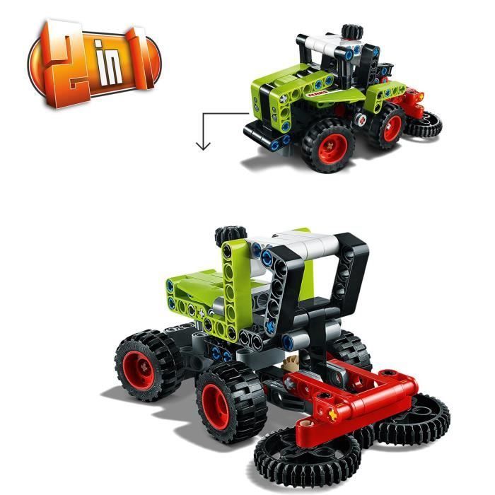 LEGO® Technic 42102 Mini CLAAS XERION Tractor, Combine Harvester Toy, Gift for Children, Vehicle for Girls and Boys Ages 8 and Up