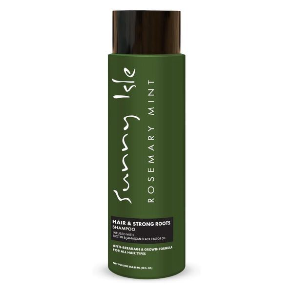 Champú Sunny Isle de romero y menta para cabello y raíces fuertes - 12 oz