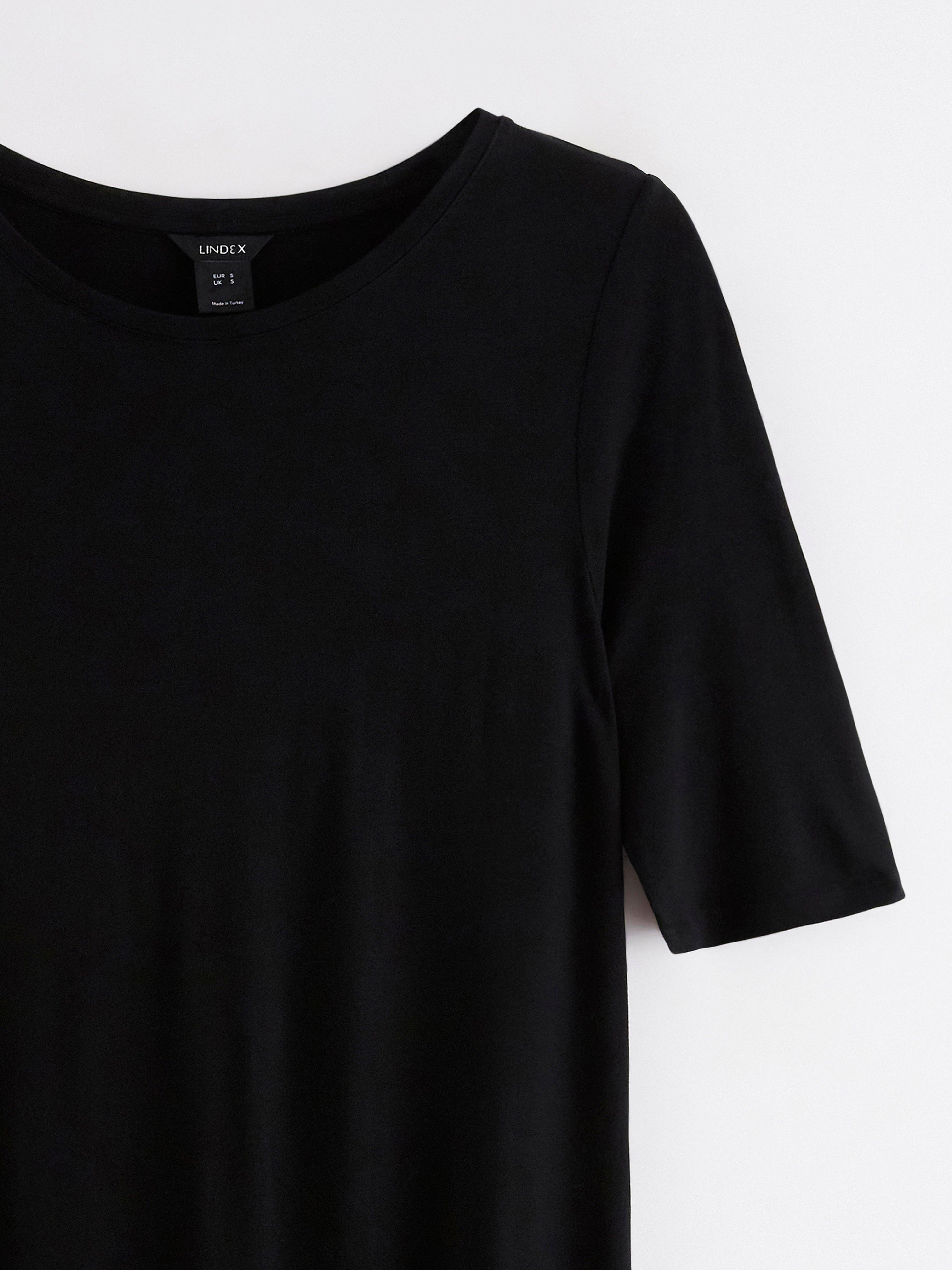 Kortärmad topp Black
