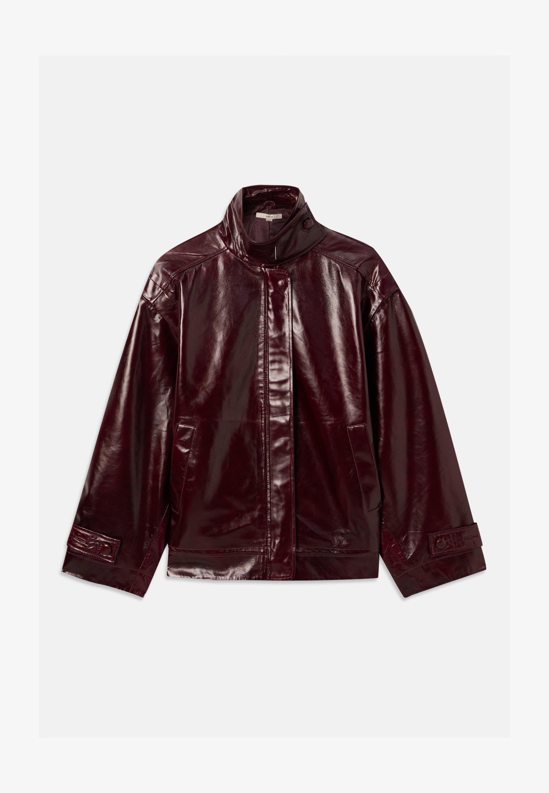 REMAIN OVERSIZE JACKET - Kurtka skórzana - zinfandel