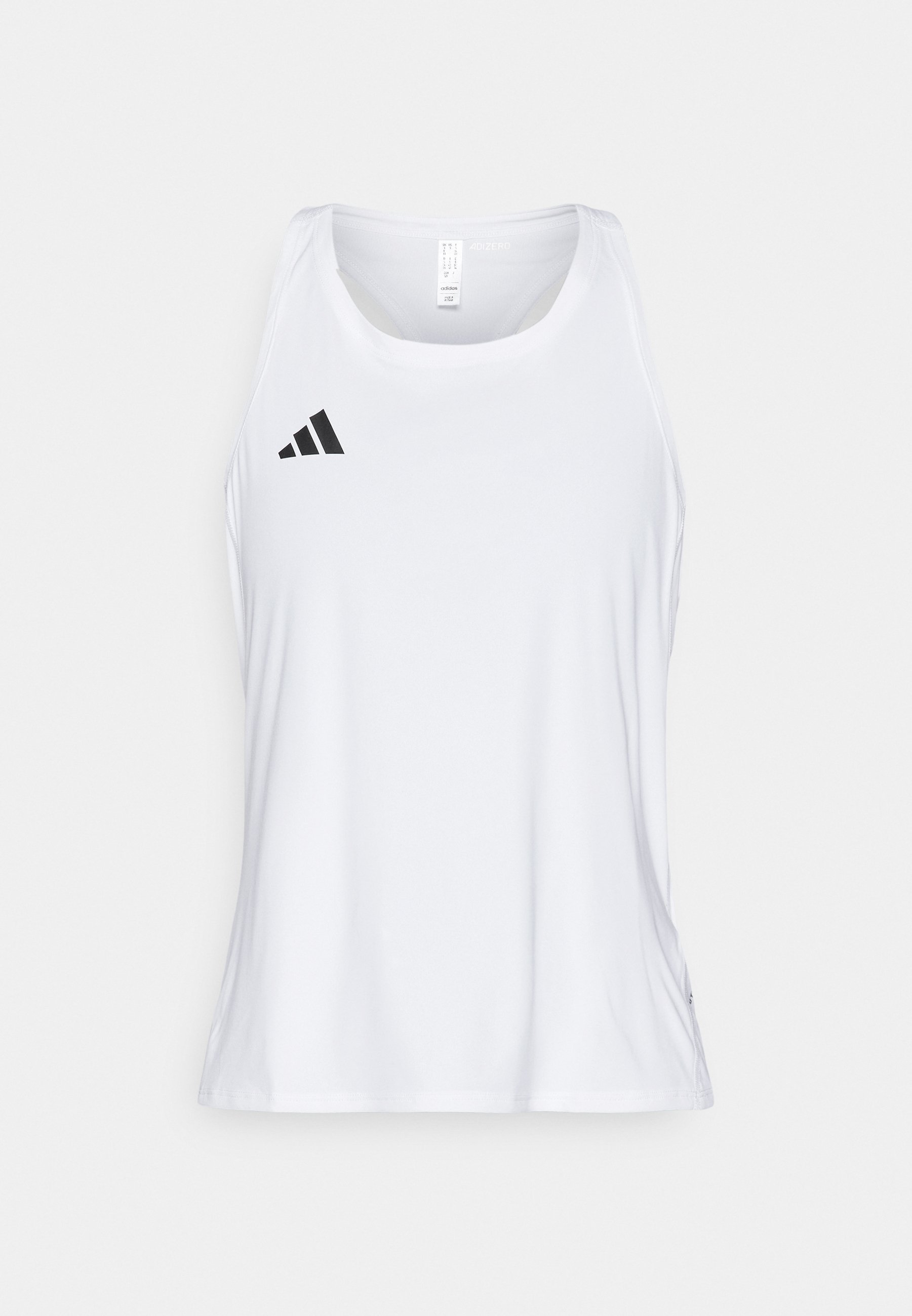 adidas Performance ADIZERO TANK - Majica - bela
