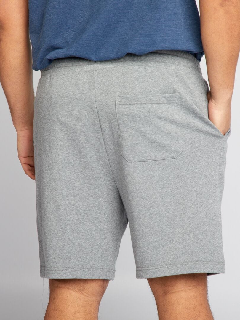Fleece shorts - GRIJS