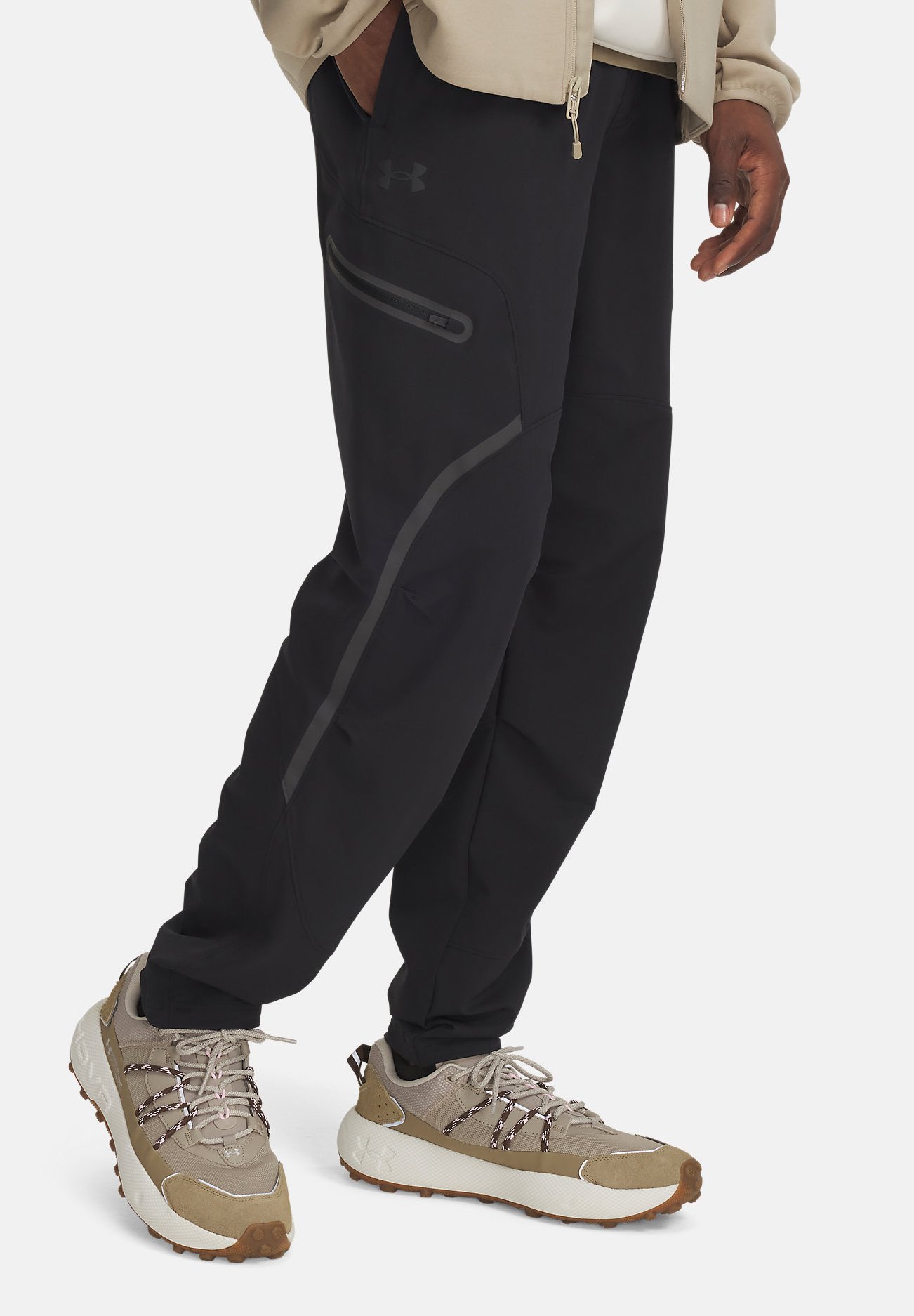 Under Armour UNSTOPPABLE - Spodnie dresowe - czarne czarne