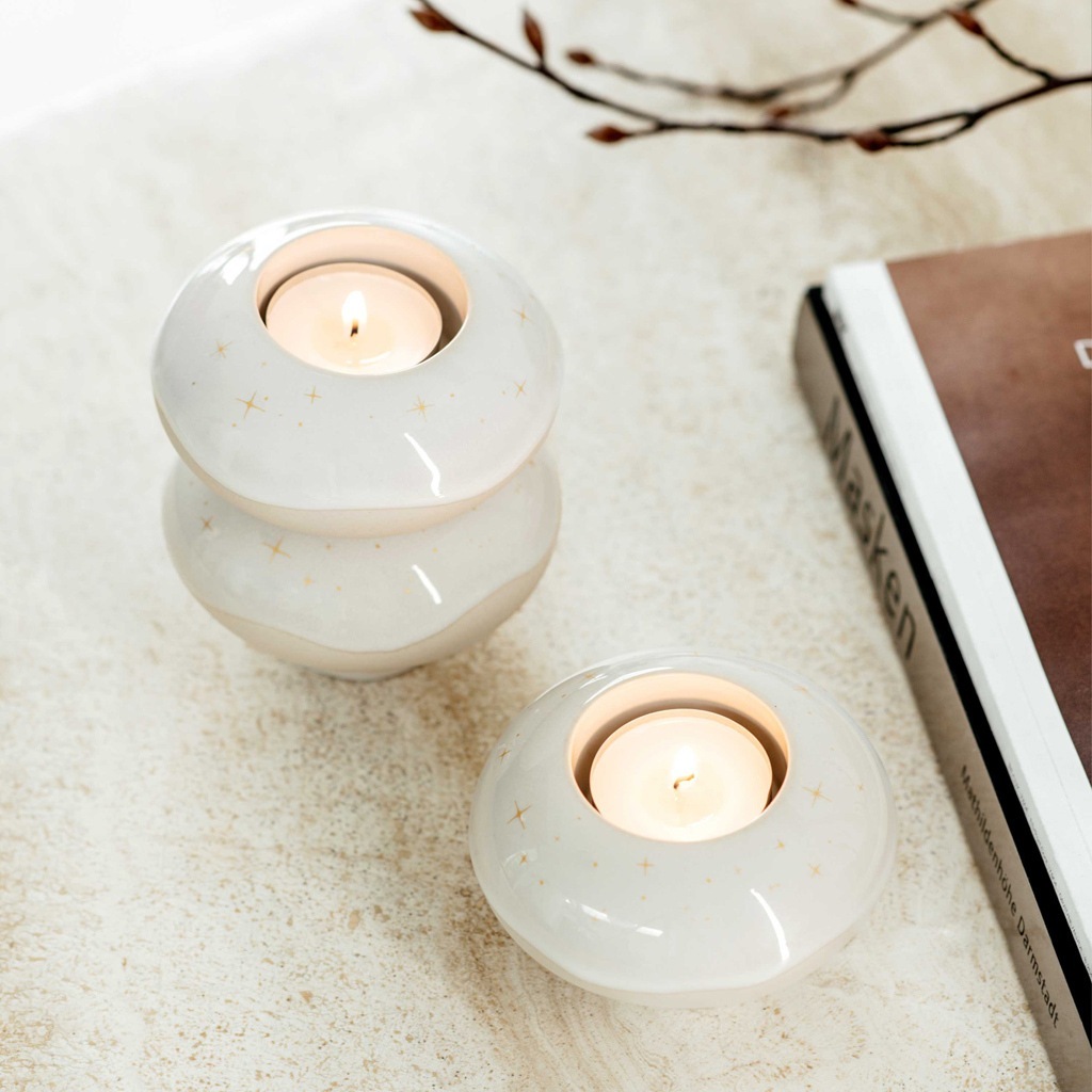 Villeroy & Boch Donut Winter Glow svijećnjak – 1 komad