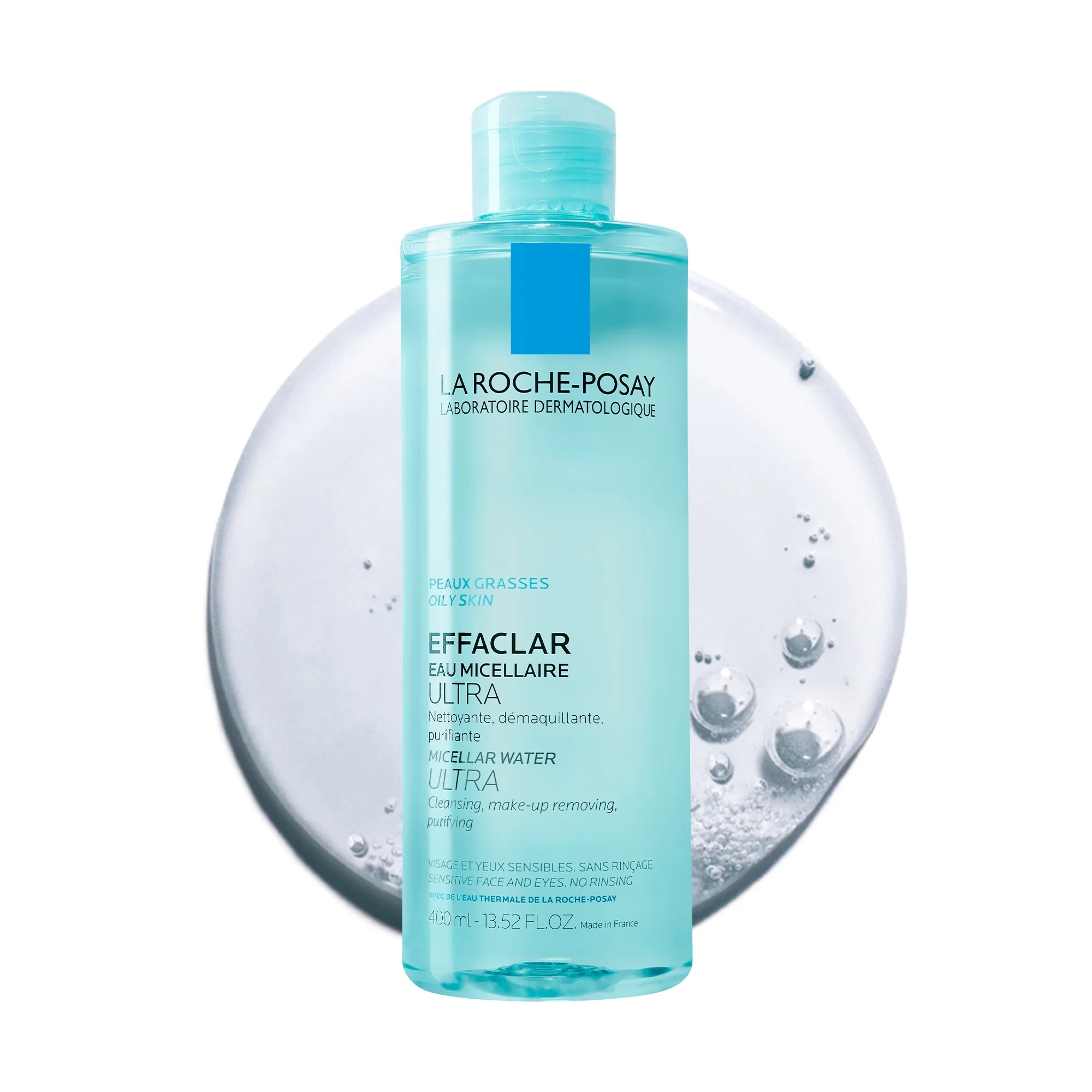 LA ROCHE POSAY Eau micellaire ultra-pure La Roche Posay Physiological Cleansers pour peaux grasses 400 ml