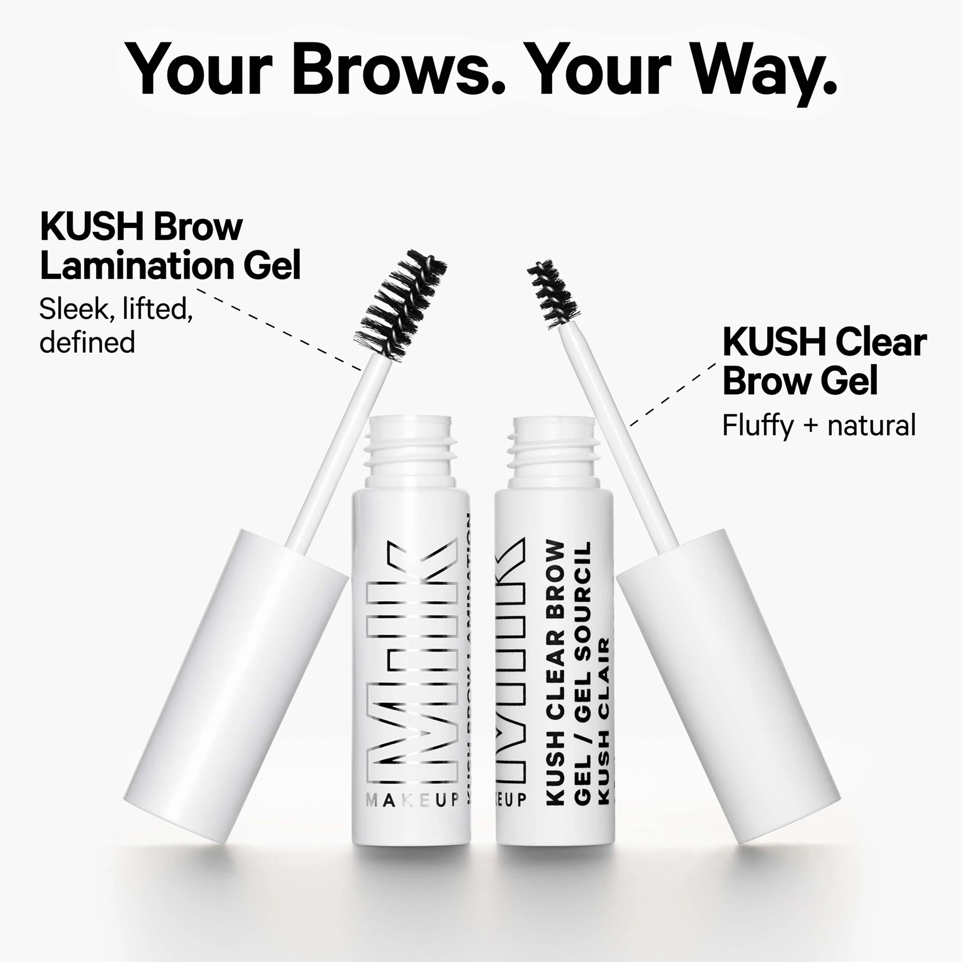 Gel de laminare pentru sprâncene KUSH - MILK Makeup