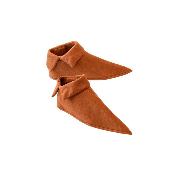 Sur-chaussures - WIDMANN - Marron - Effet feutrine - Revers chevilles