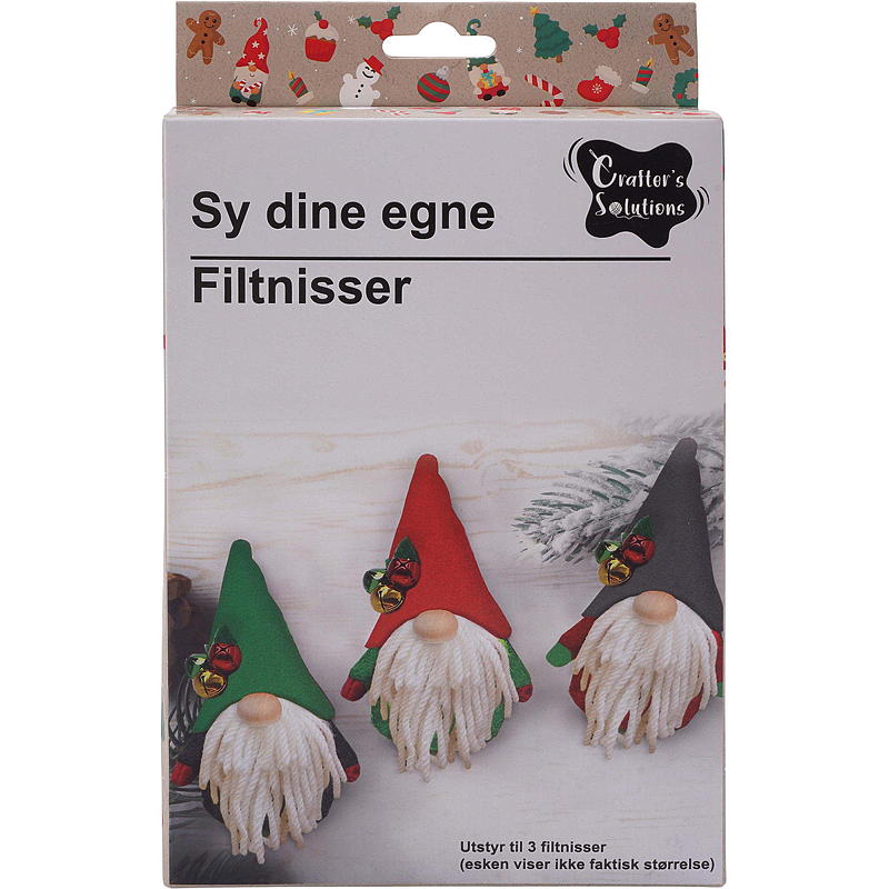 Home Hobby sett med filtfigurer