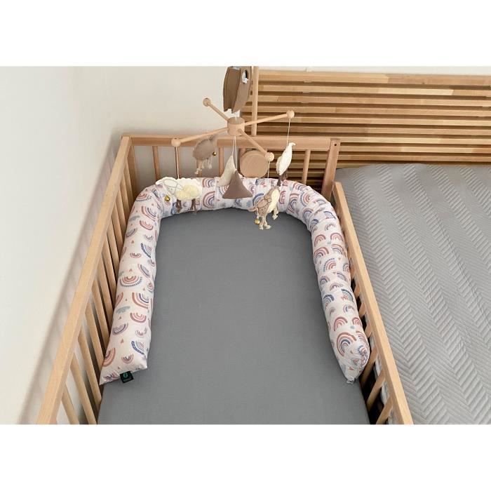 Le coussin servir de tour de lit confortable,de coussin long pour ceux qui dorment sur le côté - 160 cm - arc-en-ciel