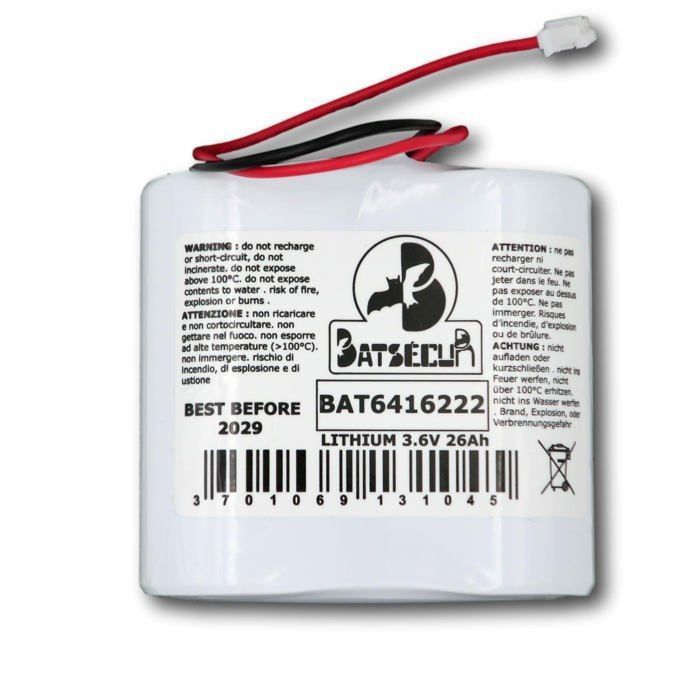 Fuente de alimentación de la alarma - Batería de alarma BatsÉcur - BAT6416222