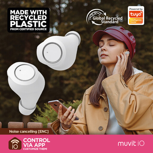 Auriculares Muvit Io Smart True Wireless Urban Enc