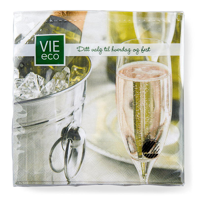 Serviettes Vie Eco, paquet de 20, 33 x 33 cm, Printemps