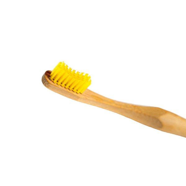 MyMouth bambusz fogkefe közepes sörtéjű sárga