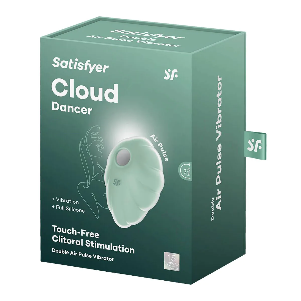 Satisfyer Cloud Dancer Mint - masażer łechtaczki 1szt.