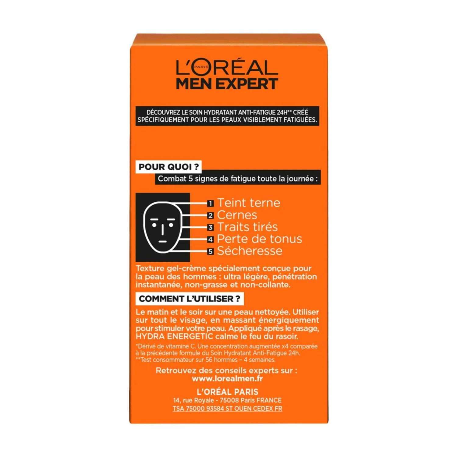 L´Oréal Men Expert Expert Hydra Energetic Soin Hydratant Anti-fatigue -