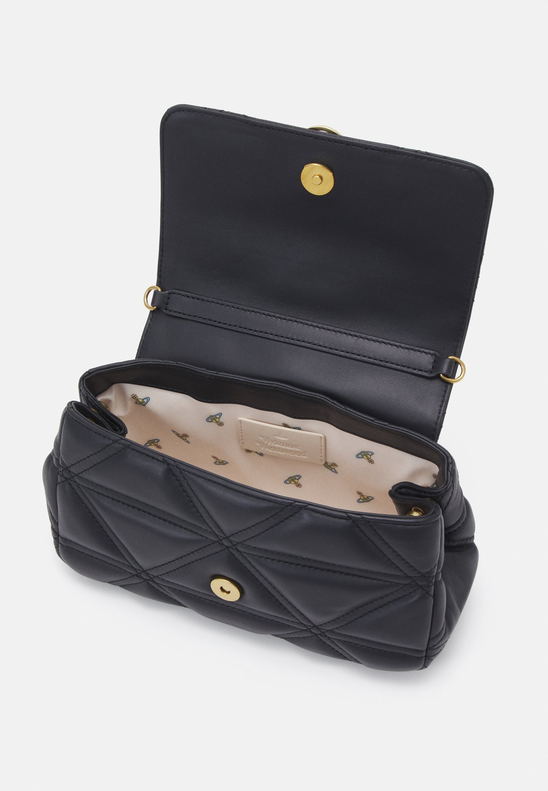Vivienne Westwood HAZEL MEDIUM HANDTAS - Handtas - zwart